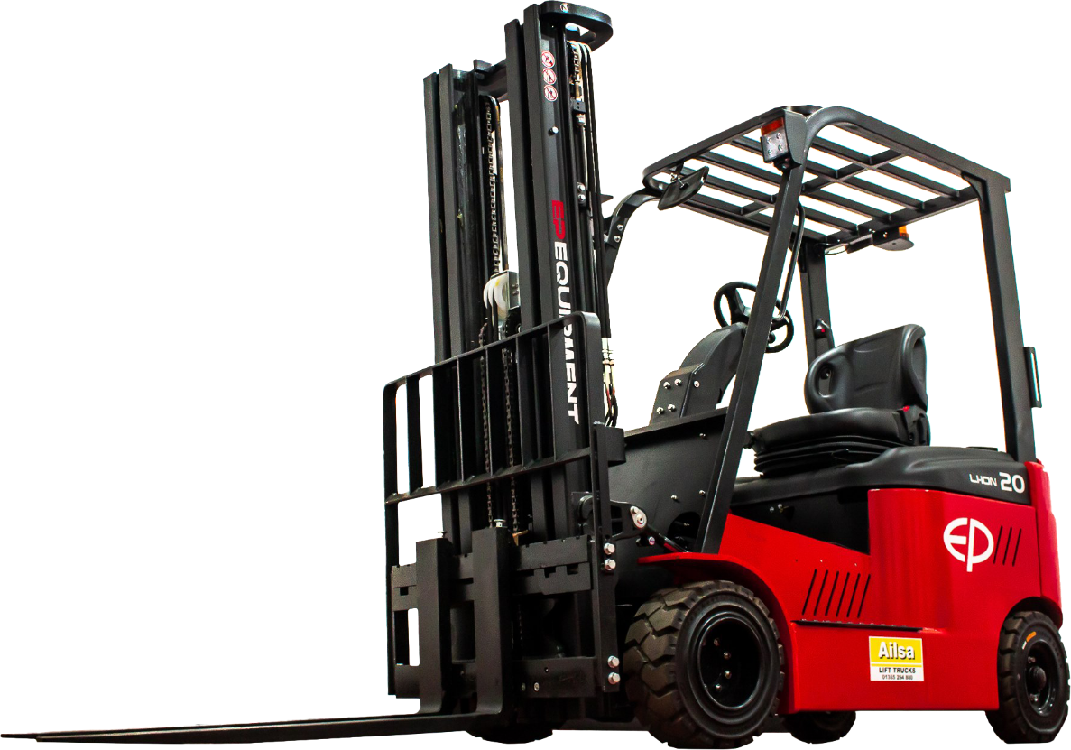 Commercial forklift unloading heavy pallets in Epping
